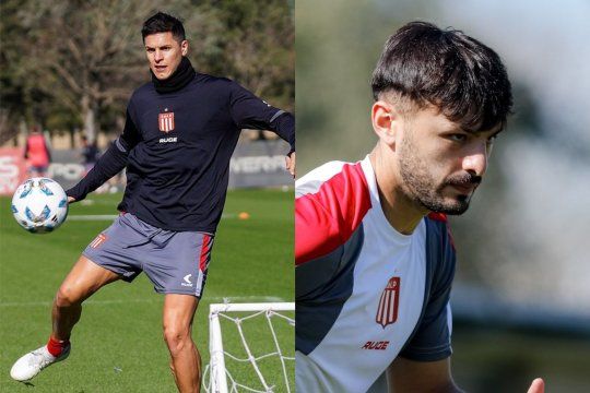 Guido Carrillo y Luciano Giménez, dos nombres que recupera Eduardo Domínguez para el ataque de Estudiantes