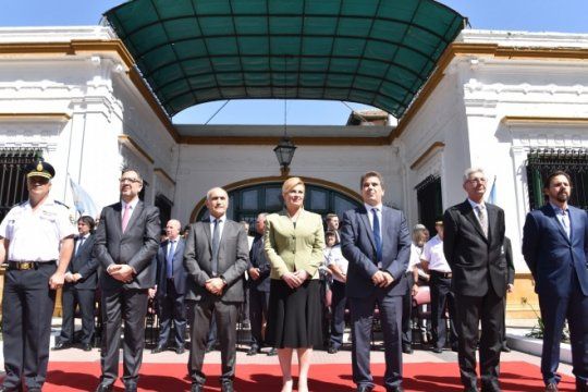 ritondo recibio a la presidenta de croacia para rendir homenaje a juan vucetich