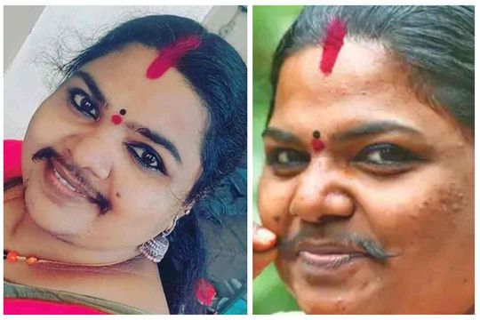 me encanta mi bigote: la seguridad de una mujer de india
