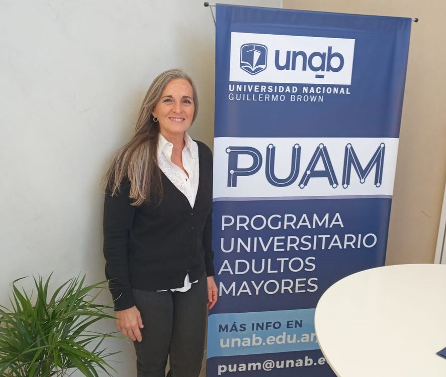 Jorgelina Maruzza, docente de la UNab y profesora de los cursos de Inglés del PUAM