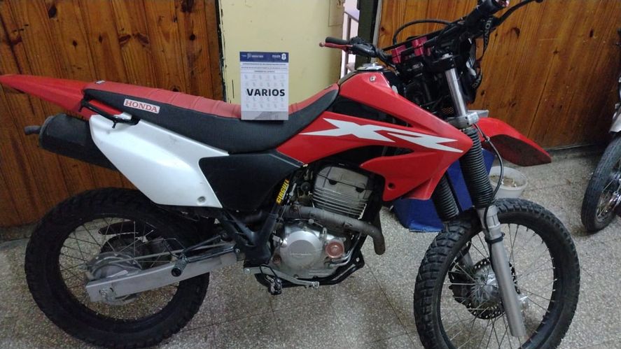 La moto había sido robada el 21 de octubre pasado