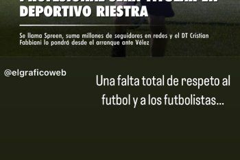 El posteo de Verón por el papelón de Deportivo Riestra