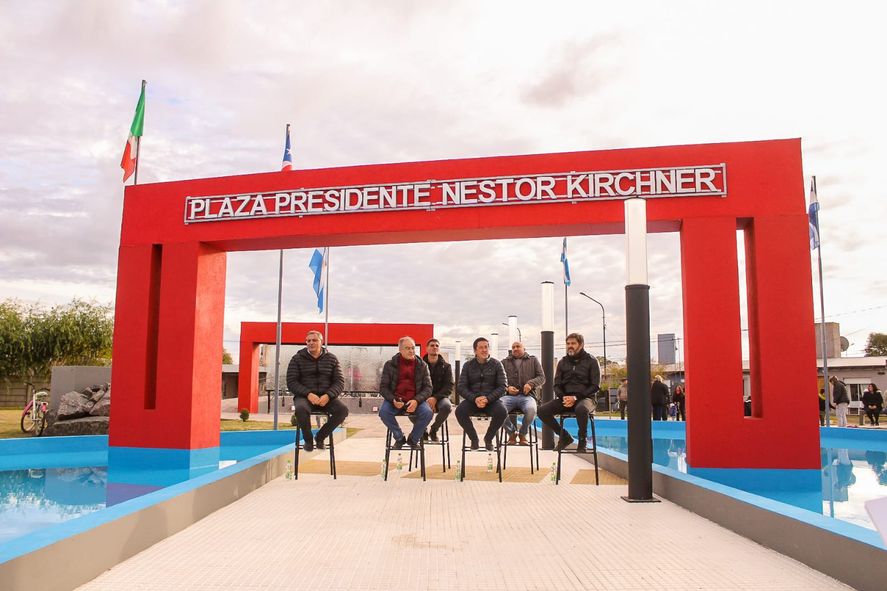 En Tapalqué se inauguró la Plaza Presidente Néstor Kirchner