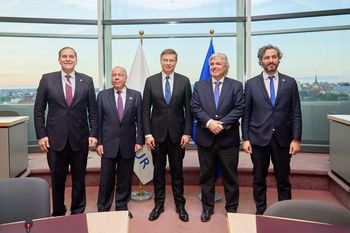 Cafiero abordó la asociación Mercosur - UE con autoridades europeas