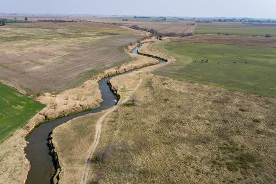 Obras contra las inundaciones en PErgamino