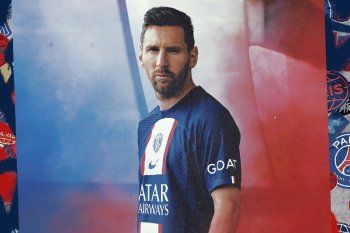 Lionel Messi, durante la presentación de la nueva camiseta del PSG. Fútbol