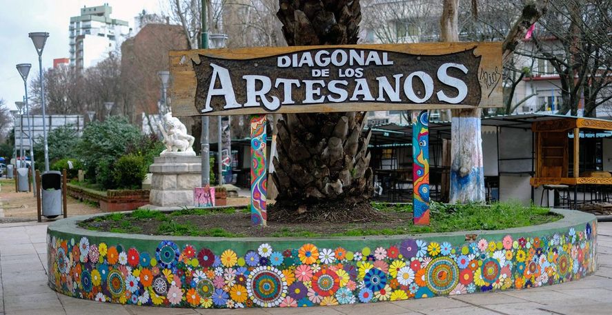 La Diagonal de los Artesanos es una de las ferias que ofrece el Municipio de Mar del Plata en estas vacaciones