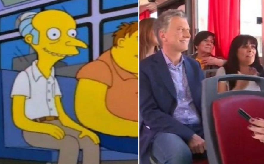 “Macri como el Sr Burns”: el increíble hilo de twitter que compara la gestualidad del presidente con el personaje de Los Simpsons