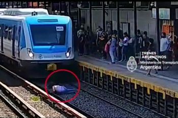 moron: intento de suicidio de una mujer en la estacion de trenes