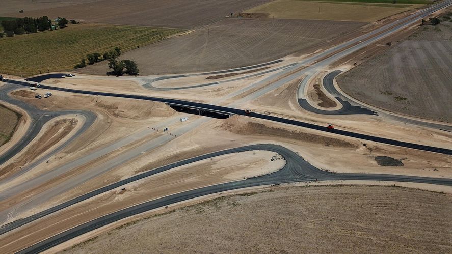 Así avanzan las obras para convertir la Ruta Nacional 8 en autopista