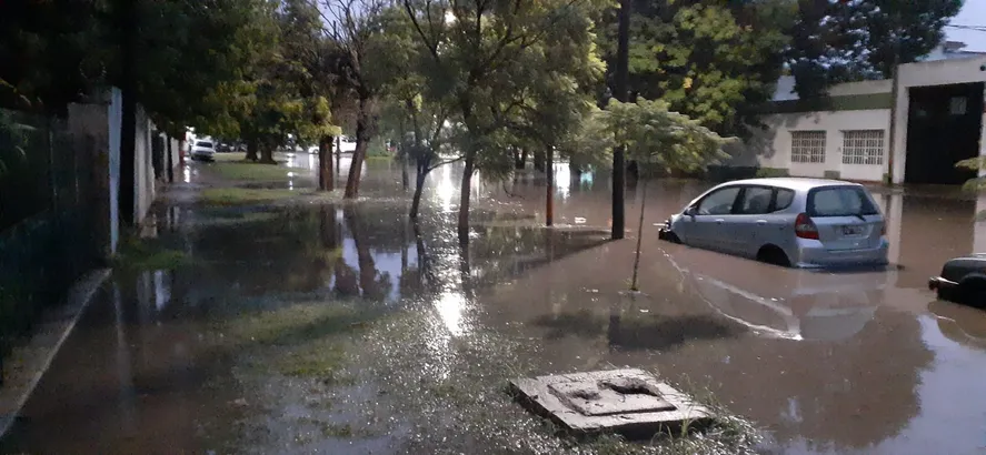 La Plata fue una de las ciudades en donde más se sintió el temporal.