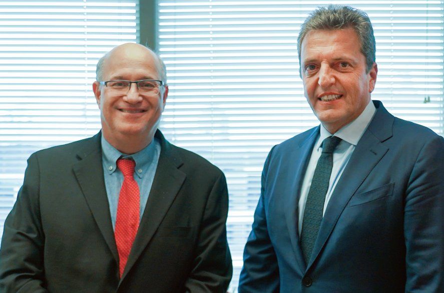 Sergio Massa se reuni&oacute; con Ilan Goldfajn, presidente del Banco Interamericano de Desarrollo.