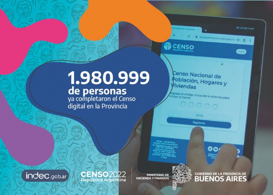 Un 10,4% de las viviendas de la provincia de Buenos Aires ya respondieron las 61 preguntas del Censo digital. Hay tiempo hasta el 18 de mayo.