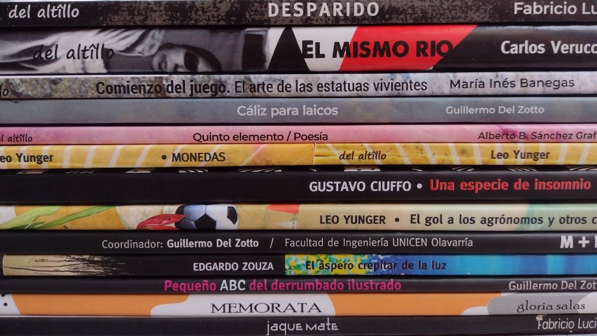 The publishing house Del Altillo, from Olavarría, will present three new books by local writers