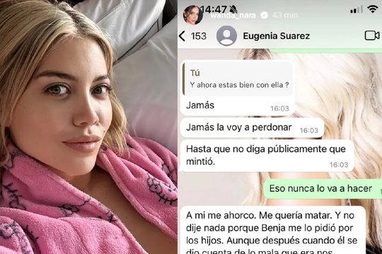 ¿Cuáles fueron las acciones legales que la China Suárez le inició a Wanda Nara?