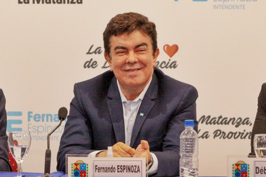 El Movimiento Evita irá a disputar la intendencia de La Matanza, gobernada por Fernando Espinoza.