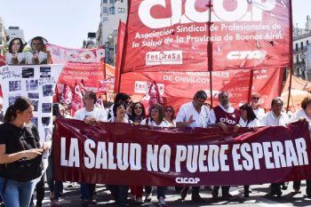 Paro de médicos y profesionales de la salud en la provincia de Buenos Aires