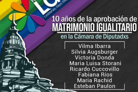 charla por los 10 anos del matrimonio igualitario en argentina