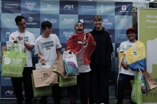 seis argentinos fueron los protagonistas del cierre del 1º campeonato de surf adaptado