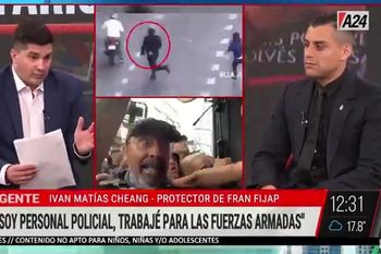 el curioso caso del ?voluntario? que siempre esta donde lo necesita la policia