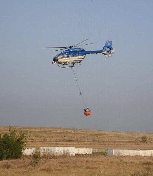 Buenos Aires envi&oacute; dos helic&oacute;pteros para combatir los incendios en C&oacute;rdoba.