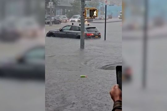 inundacion en nueva york provoca sorpresa y chicanas en redes