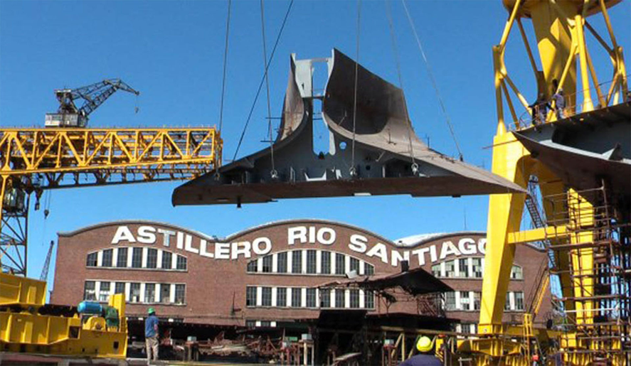 Cristian Ritondo y el Astillero Río Santiago
