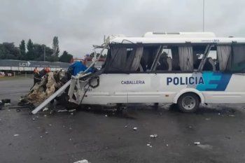 tragedia en carmen de areco: cuatro policias murieron en un accidente sobre la ruta 7