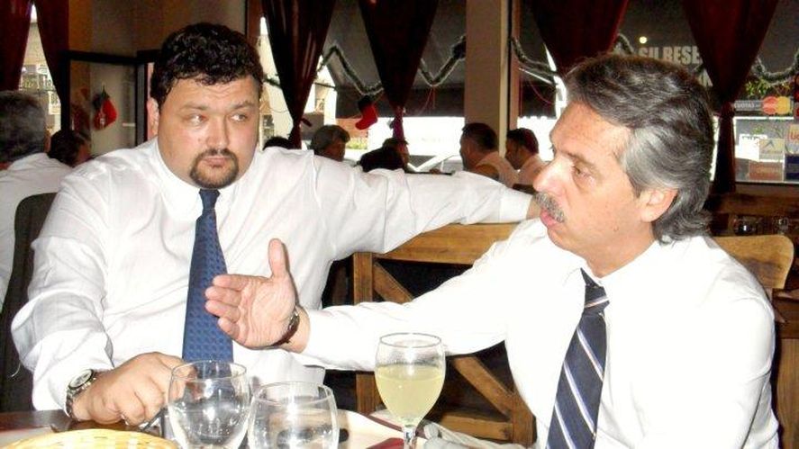 Pablo Lenz junto a Alberto Fernandez, cuando compartían ideas y espacio político en 2011.