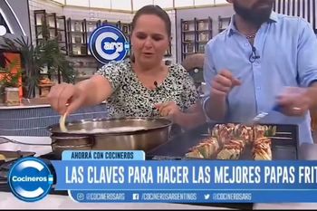 ultimo adios de cocineros argentinos: despedida con sabor a papas fritas
