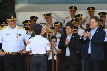 Kicillof resaltó los logros en materia de seguridad durante el aniversario de la Policía bonaerense