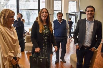María Eugenia Vidal volvió a La Plata de la mano de la UCR