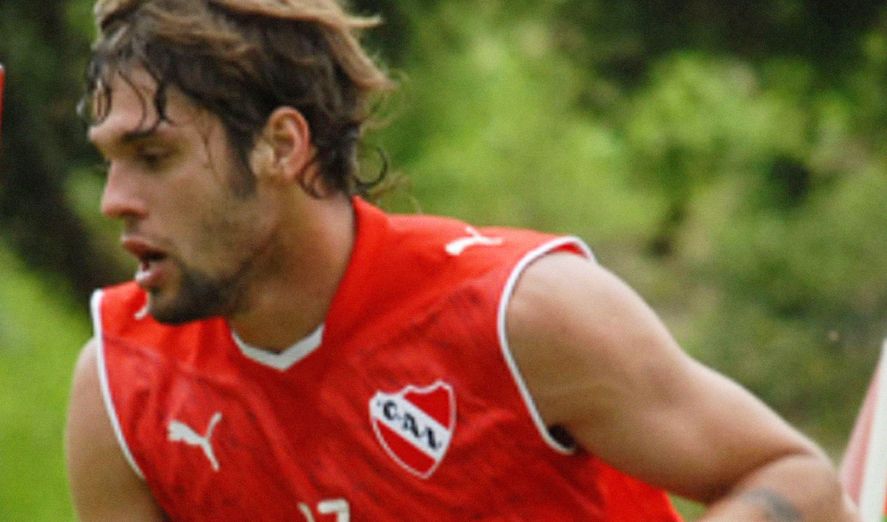 Federico González durante su paso por Independiente.