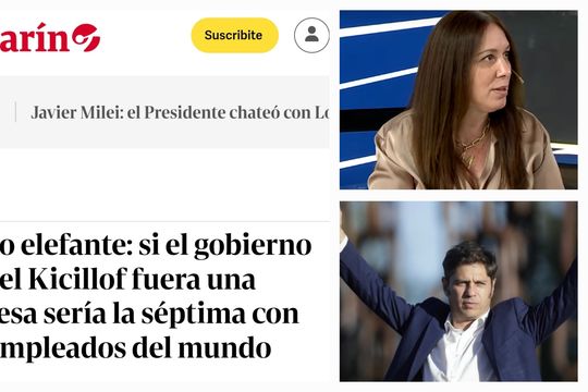 el informe anti kicillof que clarin disfraza como analisis y elaboro maria eugenia vidal