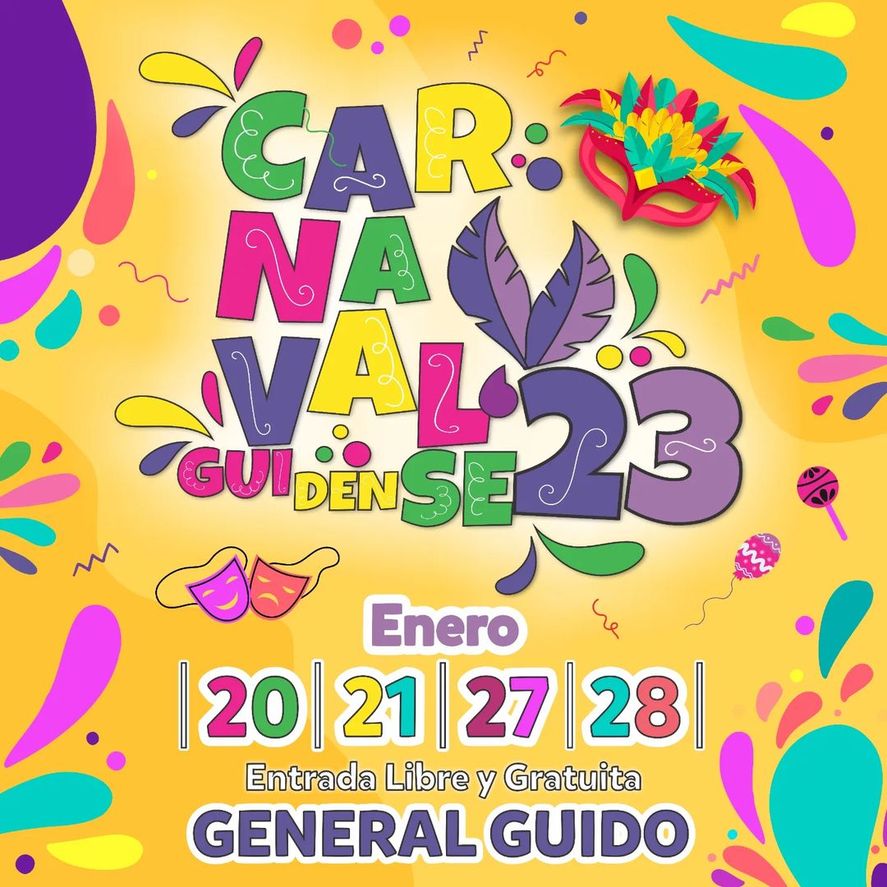 Este fin de semana comienza el Carnaval de General Guido con las cl&aacute;sicas comparsas y espect&aacute;culos incre&iacute;bles.&nbsp;