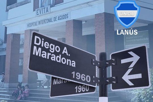 Los clubes de barrio buscan que el nombre de Maradona este en las calles del Hospital Evita que lo vio nacer.