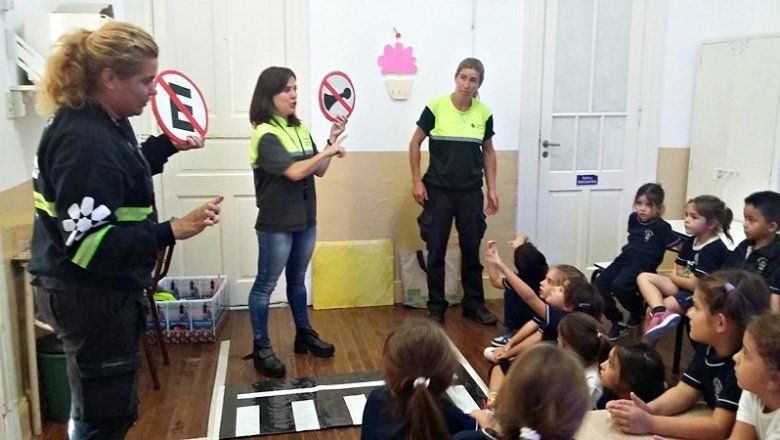 Tránsito: durante el 2018, más de 3.500 alumnos recibieron charlas de educación vial en La Plata