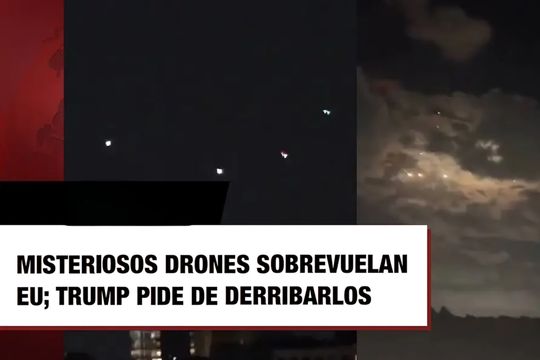 donald trump pidio derribar drones en nueva york mientras crece temor a que sean ovnis