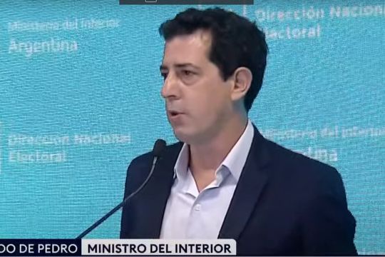 Elecciones 2021: Wado De Pedro proyecta una participación en torno al 71%