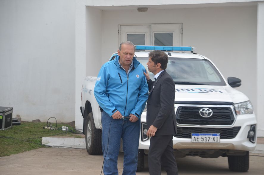 Sergio Berni le llevó las sospechas del asesinato del colectivero al gobernador Axel Kicillof.