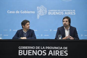 Axel Kicillof y el ministro de Salud encabezaron el anuncio de las nuevas herramientas digitales.