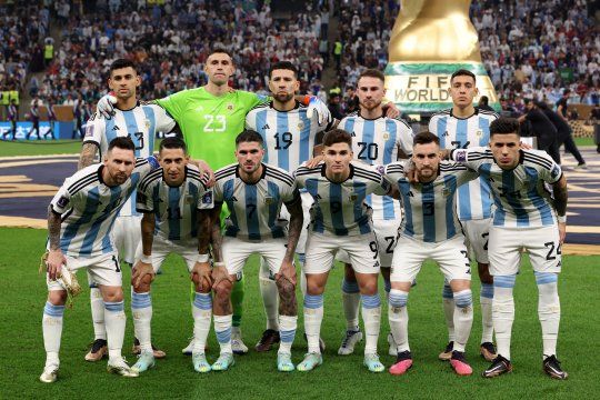 La Selección Argentina: formación en la final del Mundial Qatar 2022 ante Francia