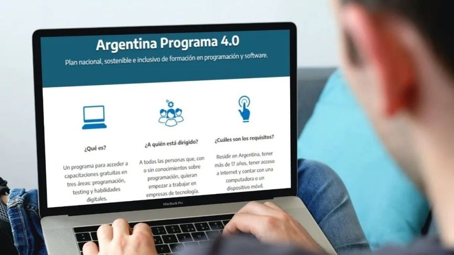 Argentina Programa 4.0, la nueva versión del curso masivo que aspira a capacitar 70 mil personas en herramientas relacionadas al software.