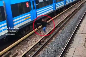 El ladrón fue atrapado en la estación de tren de Castelar