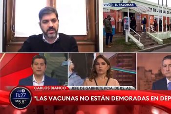El Jefe de Gabinete de la Provincia de Buenos Aires, Carlos Bianco explicó en TN el modo de administrar las vacunas que van llegando
