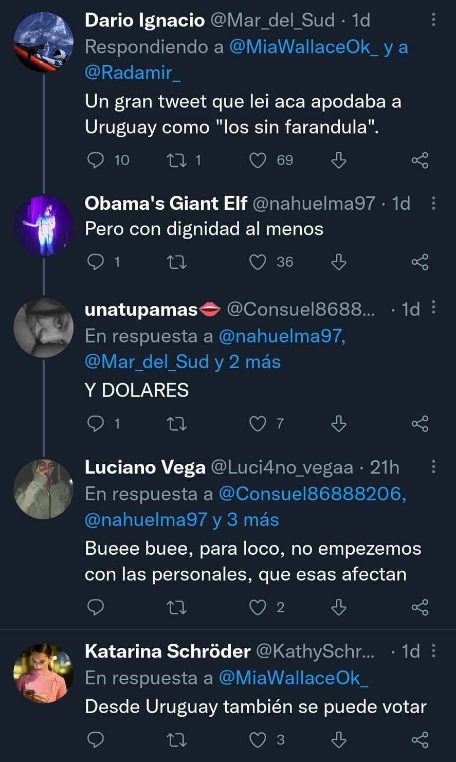 Some of the comments on Twitter from the viralization of the television program in Uruguay that analyzes the Argentine Big Brother 