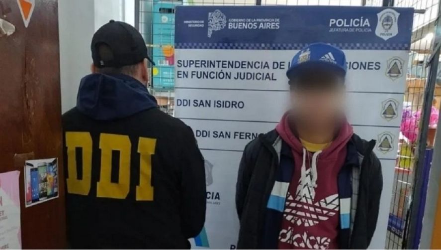 San Fernando: cayó presunto taxi boy acusado de matar a un joven a cascotazos