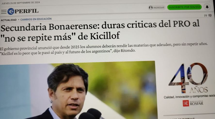 La doble vara de Clarín, La Nación y Perfil con el tema de la repitencia en la reforma educativa, dependiendo si sucede en Provincia o en CABA 