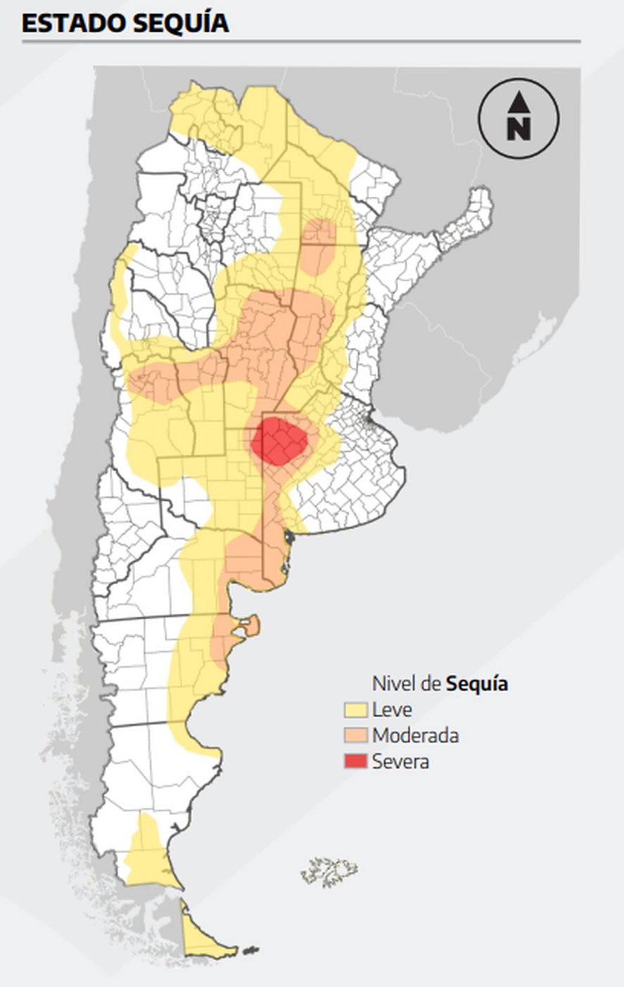 El mapa de la sequ&iacute;a a septiembre de 2023 elaborado por la Mesa Nacional de Monitoreo.