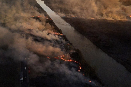 el gobierno extendio la emergencia por incendios forestales